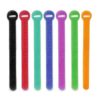 Data Cable Tie Round Head Color Back-to-back Self-adhesive Tie with Printable LOGO Storage Nylon Velcro Tie