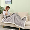 Leg Covering Small Blanket Spring and Autumn Lamb Velvet Office Nap Shawl Blanket Wearable Cloak Lazy Blanket
