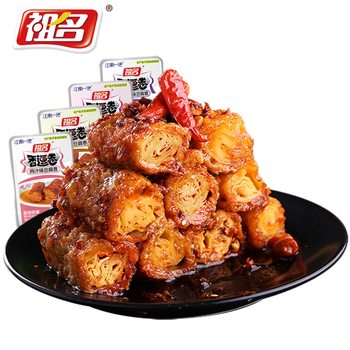 Zumingxiang Dou Roll Tofu Roll Bean Products Tofu Dried Bean Roll Office Casual Snack 500g