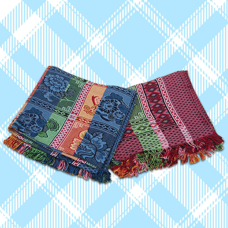 Free Shipping Old-Fashioned Thread Blanket Spring, Summer, Autumn and Winter Universal Bed Sheetss Air-Conditioning Blanket Retro Ethnic Style Sofa Towel Bed Sheets Tablecloth