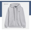 Pullover style gray black label