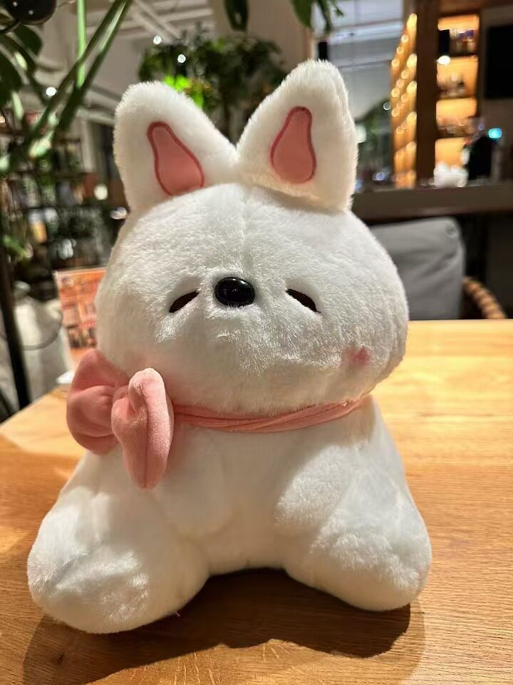 40厘米12寸大号毛绒玩具地推礼品娃娃婚礼互动公仔玩具活动定logo