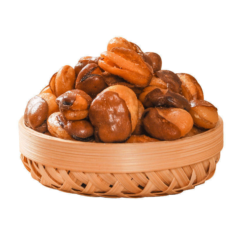 Crispy Dried Broad Beans with Beef Flavor, Spicy Snacks, Large Bags of Roasted Seeds and Nuts, Snacks with Liquor, Orchid Beans Wholesale