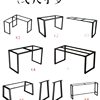 Table Leg Bracket, Table Leg, Bar Table, Dining Table, Wrought Iron Coffee Table, Computer Table Leg, Customizable Metal Desk Support