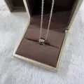 Ring with diamonds (white gold)