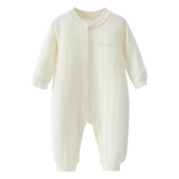 Baby's Pure Cotton Spring and Autumn Boneless Jumpsuit Thin Hayi Climbing Clothes for Boys and Girls Baby's Clothes Pure Cotton Air-conditioning Clothes Pajamas