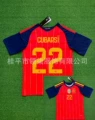 2026 spain home jersey, 2 stars, #22, k. braithwaite