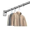 Clothes Drying Rod Punch-free Telescopic Shrinkable Curtain Rod Clothes Hanging Balcony Steel Hanger Bathroom Shower Curtain Rod Towel Rod
