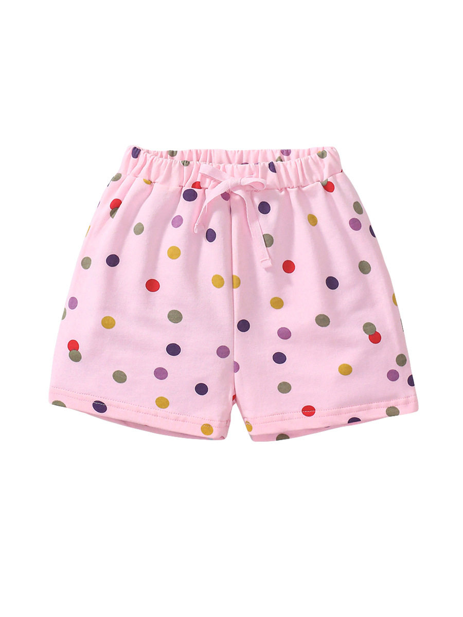 Girls' Summer Pants, Cute Kids' Shorts, Baby Sweet Style Trousers