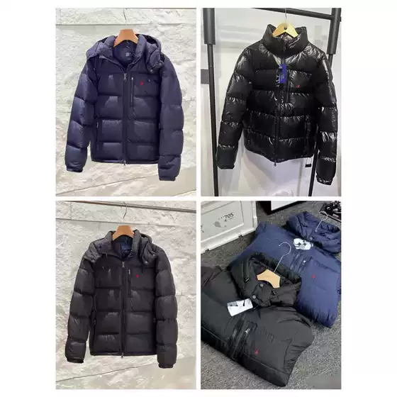 Trendy Winter Pony Logo Unisex Couple's Hooded Thick Warm Windproof Waterproof Cotton Jacket in Stock