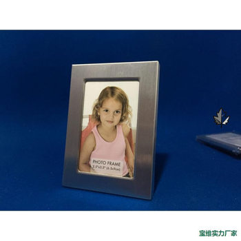 ３inch Aluminum Metal Photo Frame Photo Vertical Ornament Wedding Children's Stand Refrigerator Magnet Photo