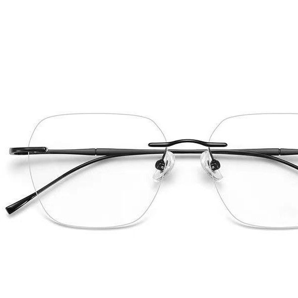 Internet Celebre Same Style Anti-blue Glasses Without Face and Frameless High Fashion Flat Glasses Glasses Frame Unisex Glasses Frame