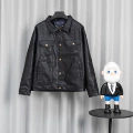 30 black (leather jacket embroidery hot diamond)