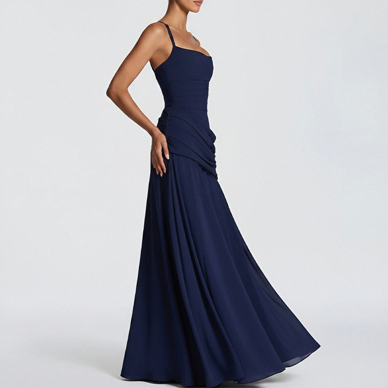 Summer Womens Dress Elegant Sleeveless Waist Defined Flared Design Perfect for Parties and Events Wholesale