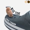 Cross-border explosions Big Toe Croc Charm funny creative hole shoes big toe shoe buckle with decoration