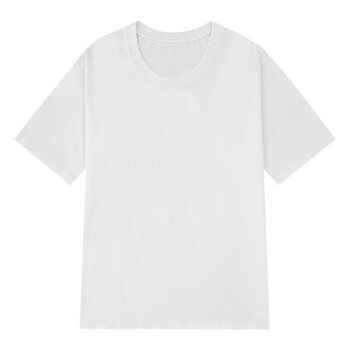Men's Cotton Short-sleeved 100 Cotton Summer New Style Base T-shirt Men's Round Neck Loose Solid Color Korean Style Fashionable Interior