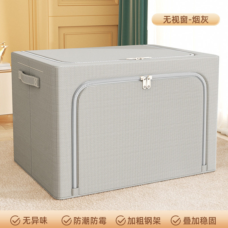 Oxford Cloth Storage Box for Home Clothes, Quilt Folding Organizer Box, Moving Seasonal Large Storage Box
