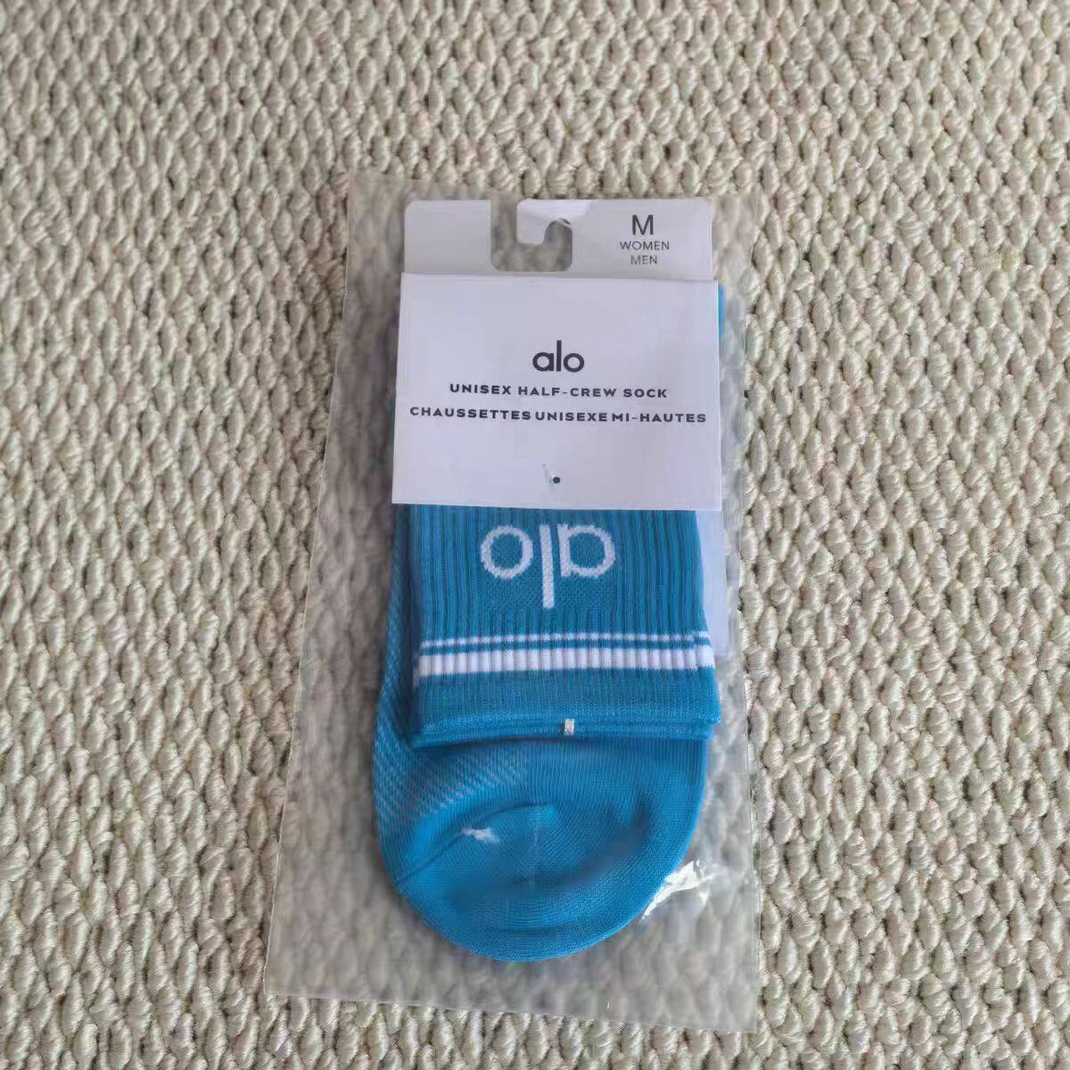 纯棉袜子男 女 吸汗防臭运动袜 网面薄款中高筒新疆长绒棉