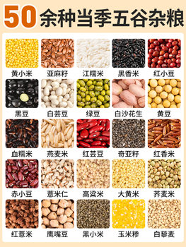 Whole Grain Rice and Cereal Combination Coarse Grain Eight-Treasure Porridge Soy Milk Soybean Special Blender Ingredients