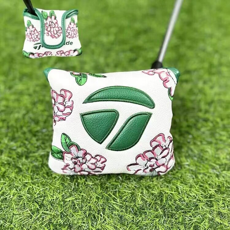 ปลอกหุ้มหัวพัตเตอร์ Taylormade Tlm Green รูปทรง L ตรง ปลอกหุ้มกอล์ฟ ป้องกันการสึกหรอ