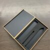 In stock watch strap box Apple watch strap packaging watch strap black wooden box Universal watch strap wooden box packaging gift box