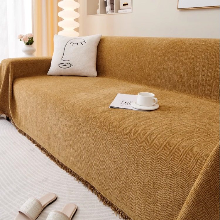 Chenille Sofa Cover Cloth All-inclusive High-end Sofa Cushion Cover Non-slip Waterproof Four Seasons Universal Anti-cat Scratch