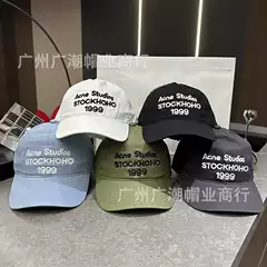 2026 Spring/Summer New Washed Letter Embroidery Baseball Cap Unisex Hat Women's Hat Sun Hat Men's Hat Sunshade Hat