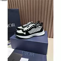 Specially Designed for Export Orders, Guangzhou Goods Are Produced in Stock and Shipped in Seconds. Genuine Leather Frosted Casual Thick-Soled Sports Lace-Up B25 Men's Shoes