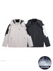 Warm-20 ℃ plus size men's clothing 90% white duck down contrast color embossed windproof warm thickened mid-length down jacket men