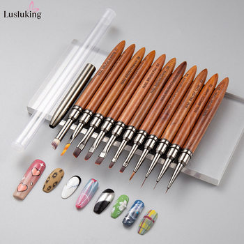 Manicure Needle Sandalwood Puller Pen Extremely Fine Professional Painted Pen French Shouted Special Phototherapy Pen suit