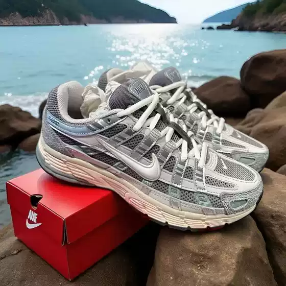 Wholesale Pure Original P6000 Men's and Women's Cushioning Anti-Slip Running Shoes Wear-Resistant Low-Top Retro Breathable Sports Shoes Cross-Border