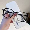 Korean Ultra-Light Glasses Frame Suitable for Square and Round Faces, Can Be Equipped with Lenses for High Myopia, Large Face Glasses Frame for Women 01222