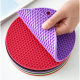 Silicone honeycomb pad multi-function thickened thermal insulation place mat table mat kitchen bowl mat anti-scalding casserole mat microwave mat