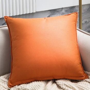 Technology cloth pillow living room sofa light luxury high-end cushion pillow Nordic modern leather waterproof large cushion waist pillow