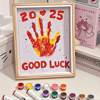Couple Handprint Photo Frame Anniversary DIY Photo Frame Chinese Valentine's Day Gift Baby One-Year-Old Handprint Souvenir