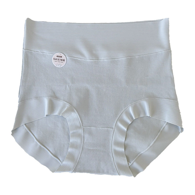 8285 大码200斤可穿5A抗菌简约高腰长绒棉女士内裤收腹舒适吸湿透