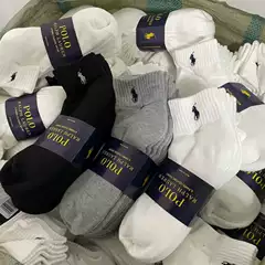 Paul Socks Polo Ralph Lauren Embroidered Socks Towel Bottom Classic Mid-Calf Casual Socks Wholesale