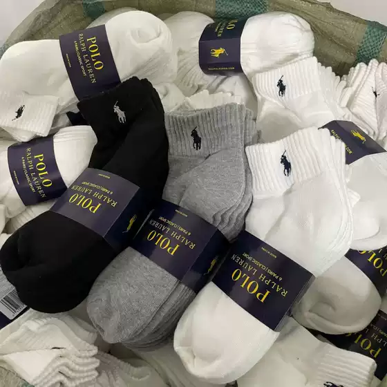Paul Socks Polo Ralph Lauren Embroidered Socks Towel Bottom Classic Mid-Calf Casual Socks Wholesale