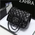 Gunmetal color (leather gun chain) small size