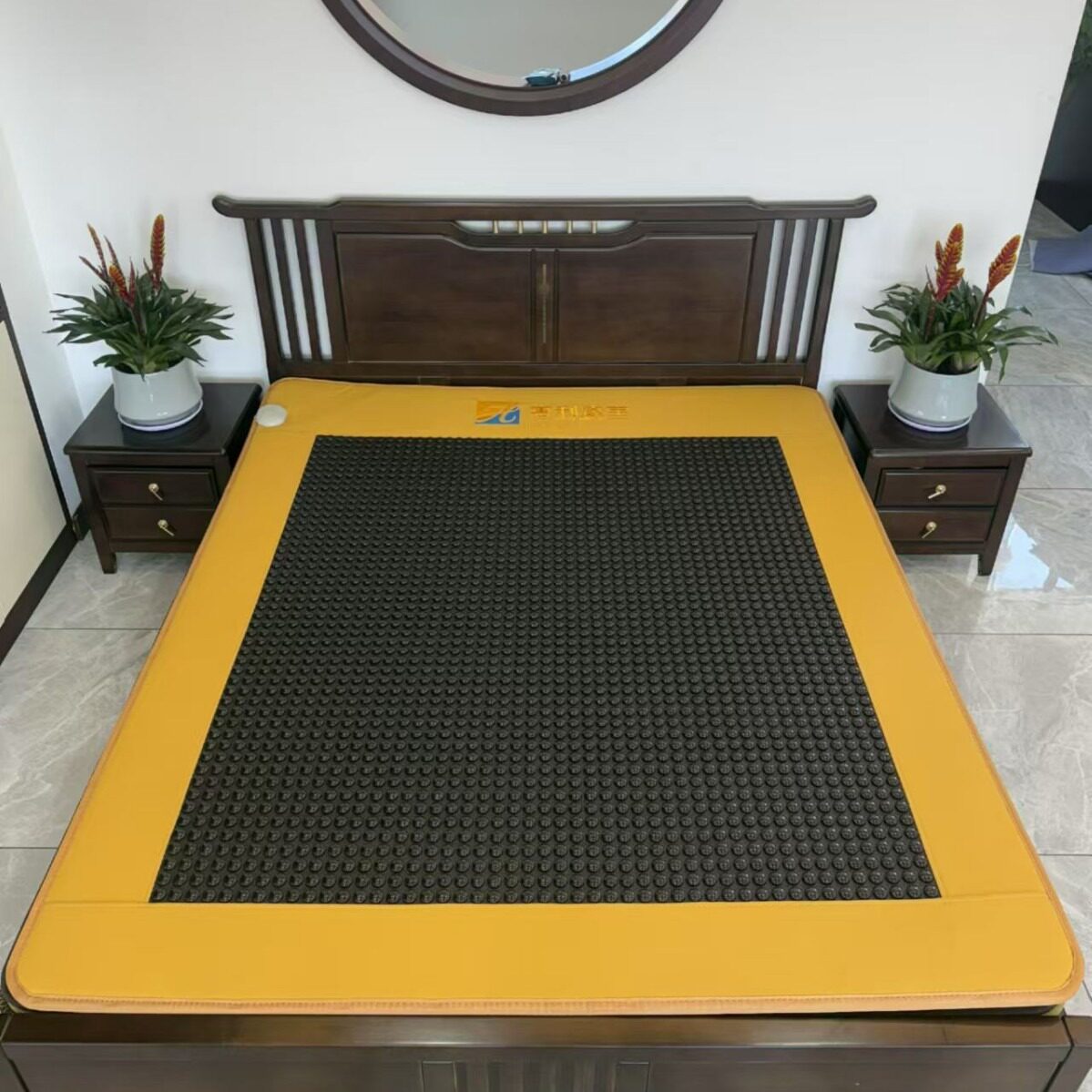 Tourmaline Heated Mattress for Middle-Aged and Elderly People, Home Hot Compress Pad, Same Model as Health Center Steam Pad, Electric Heated Mattress