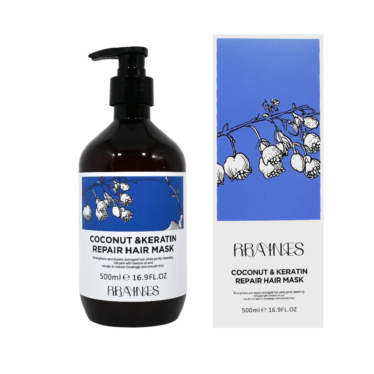 Foreign Trade Cross-Border Smooth and Nutritious Anti-Drying Shampoo Keratin Batahna Oil Shampoo Anti-Dandruff and Anti-Itching