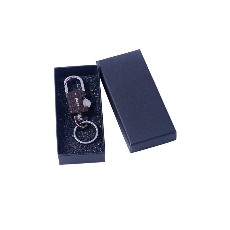 Factory supply key chain packaging box car key gift box rectangular heaven and earth cover paper box spot wholesale