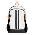 White bag orange handle