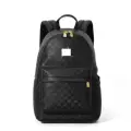 Pu shoulders-black gold label [double pockets]