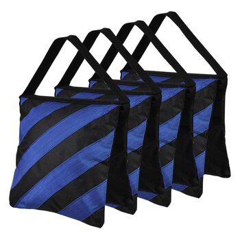 Two-color striped film and television sandbag studio light stand Magic leg weighted sandbag canvas balance sandbag film and television folding