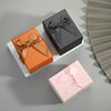 Manufacturer's New Creative Bow Heaven and Earth Cover Gift Gift Box Square Ribbon Watch High-End Packaging