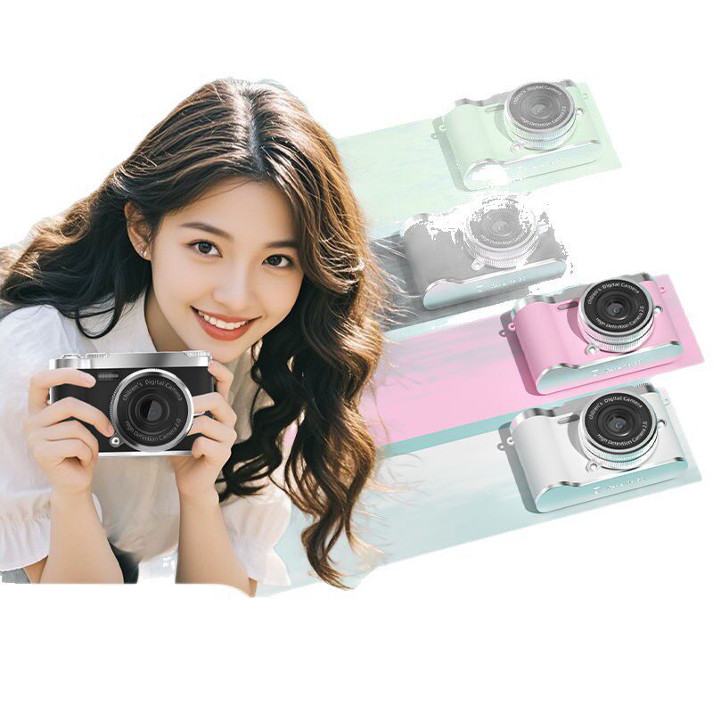 High-Definition Pixel Dual-Camera Selfie Ccd Retro Digital Camera Campus Student Entry-Level Card Machine