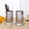 201 stainless steel chopsticks tube draining dense round hole apple hole chopsticks cage chopsticks spoon storage chopsticks tube wholesale