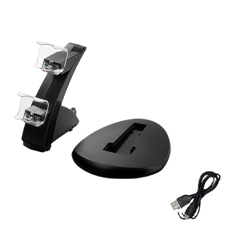 Factory direct PS4 handle double charging bracket ps4 handle charger PS4 blue light aircraft seat charging explosions