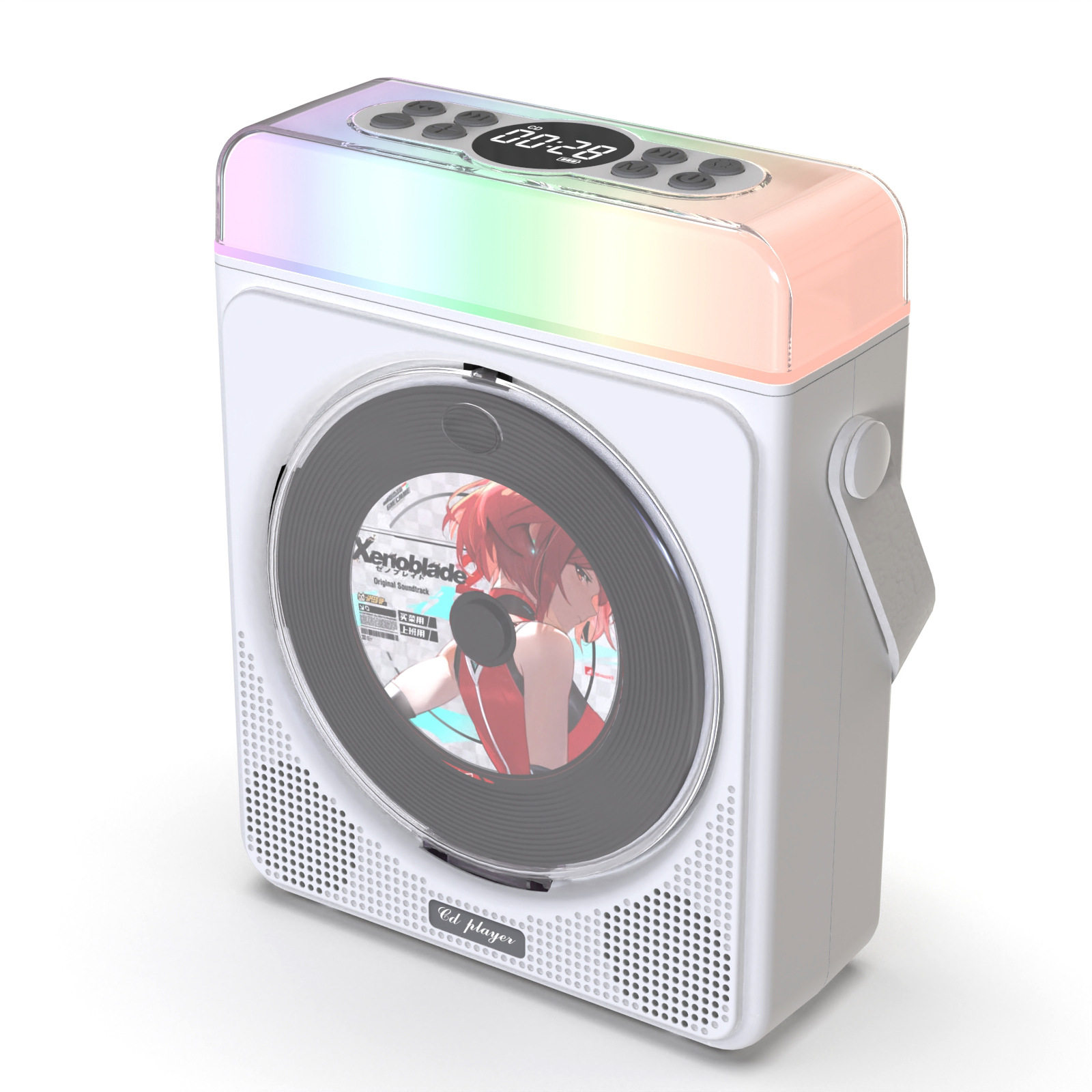 Cd Player Album Bluetooth Speaker Learning Machine Retro Portable Music Vinyl Player Cd Home Player